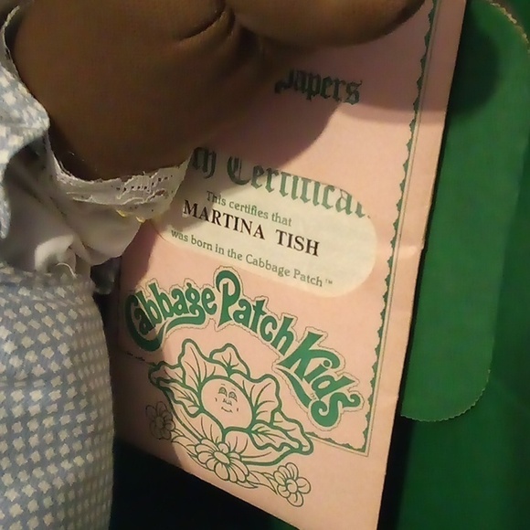 Vintage Cabbage Patch Kid 1985 W Xavier Roberts Signature - Martina Tish - Picture 12 of 17